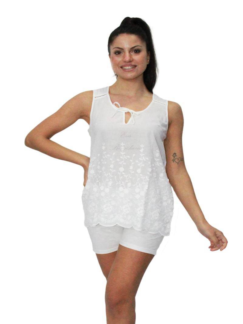 Pigiama corto Donna E2034 Fida - evabiancheria